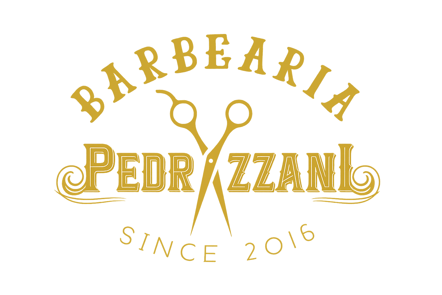 Logotipo Barbearia Pedrazzani